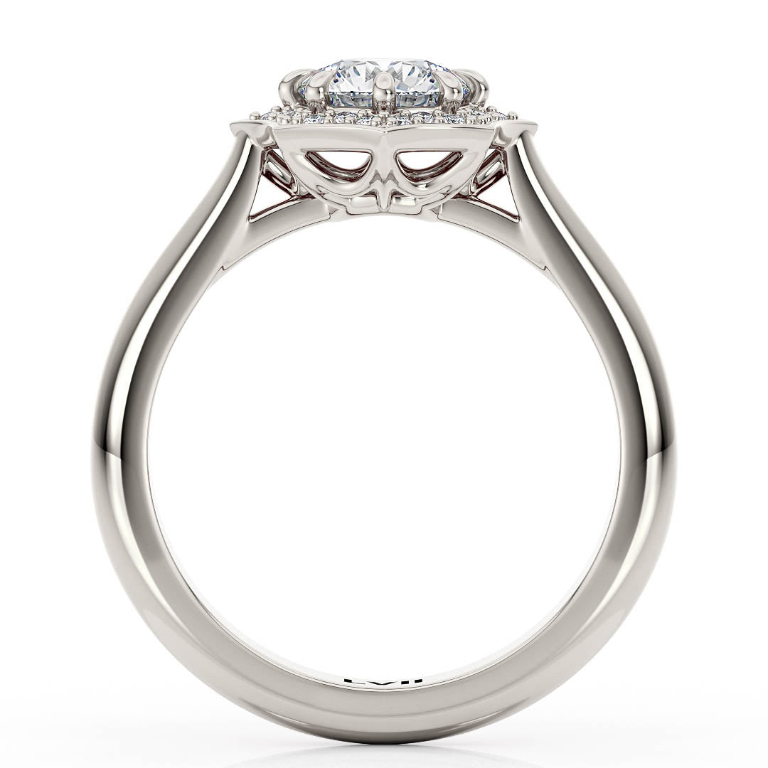 Unique Engagement Ring Spiderweb Style - The Weaver Ring
