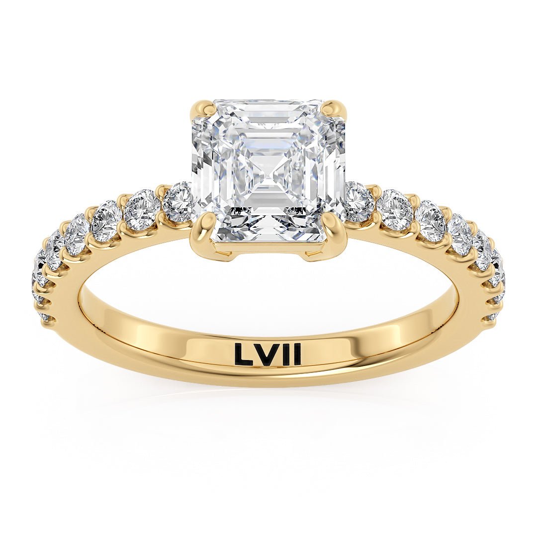 Asscher Cut Engagement Ring - The Sophia RingEngagement RingLVII Fine Jewelry