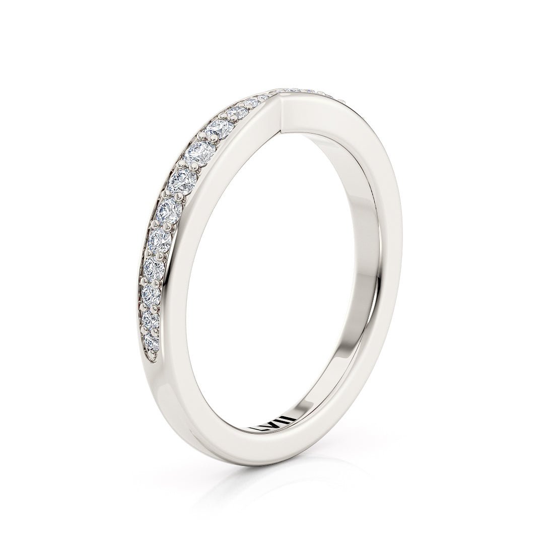Cinched Diamond Wedding Bands Vintage Style - The Lisbon Wedding BandWedding BandLVII Fine Jewelry