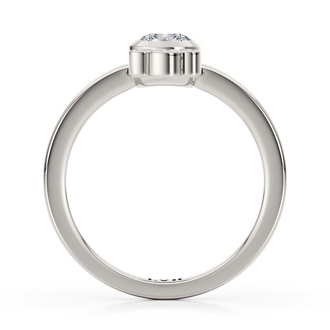 Dainty Vintage Art Deco Engagement Ring - The Emmeline RingEngagement RingLVII Fine Jewelry