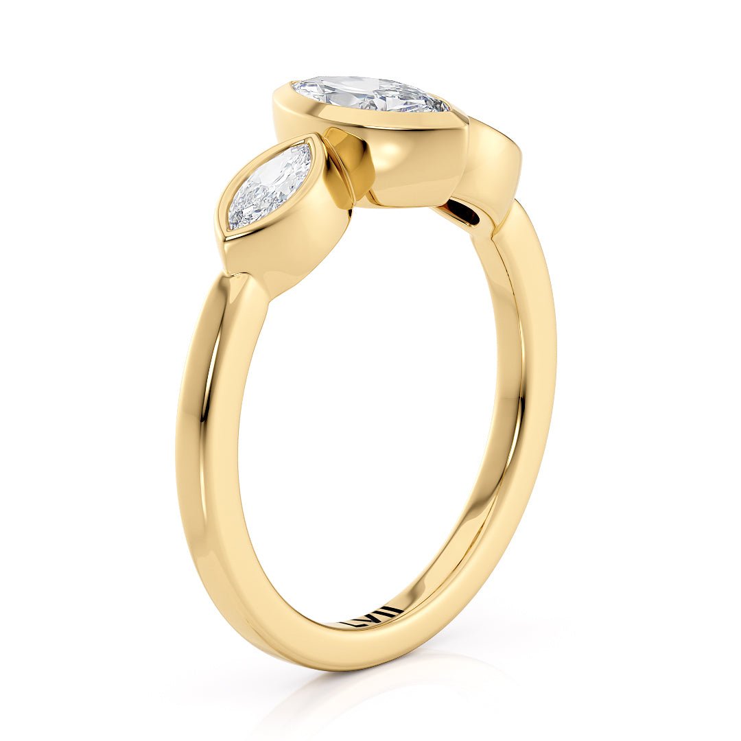 Dainty Vintage Lab Diamond Engagement Ring - The Evie RingEngagement RingLVII Fine Jewelry