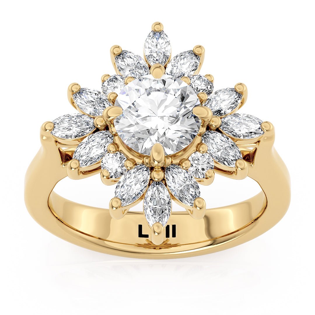 Diamond Cluster Ring - The Nova RingLVII Fine Jewelry