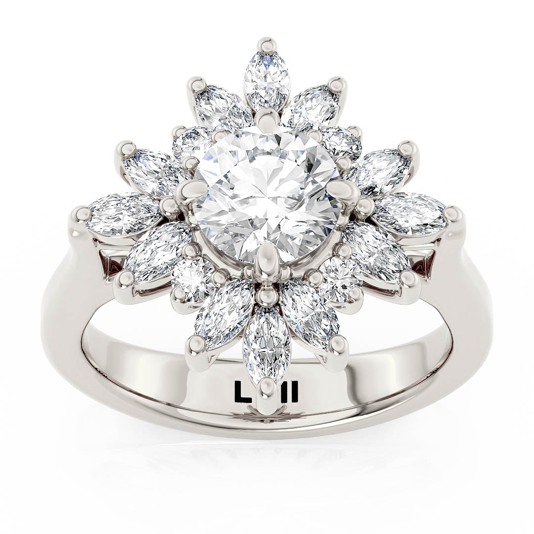 Diamond Cluster Ring - The Nova RingLVII Fine Jewelry