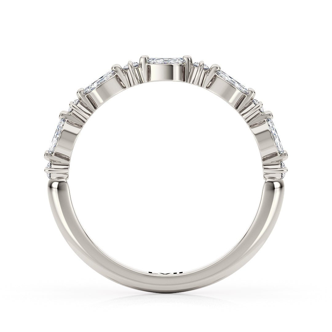 Diamond Wedding Bands Vintage Rings - The Alexandria Wedding BandWedding BandLVII Fine Jewelry