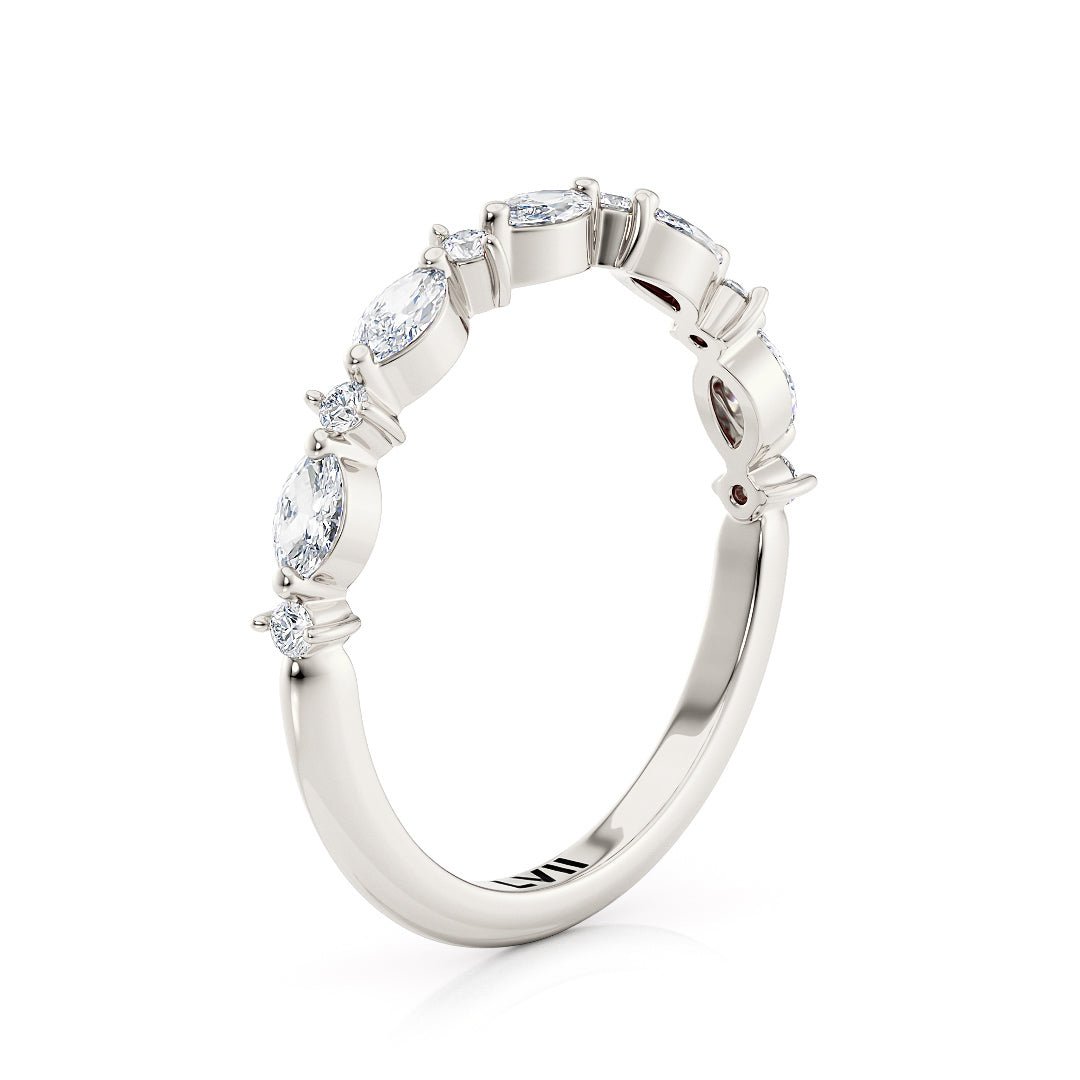 Diamond Wedding Bands Vintage Rings - The Alexandria Wedding BandWedding BandLVII Fine Jewelry
