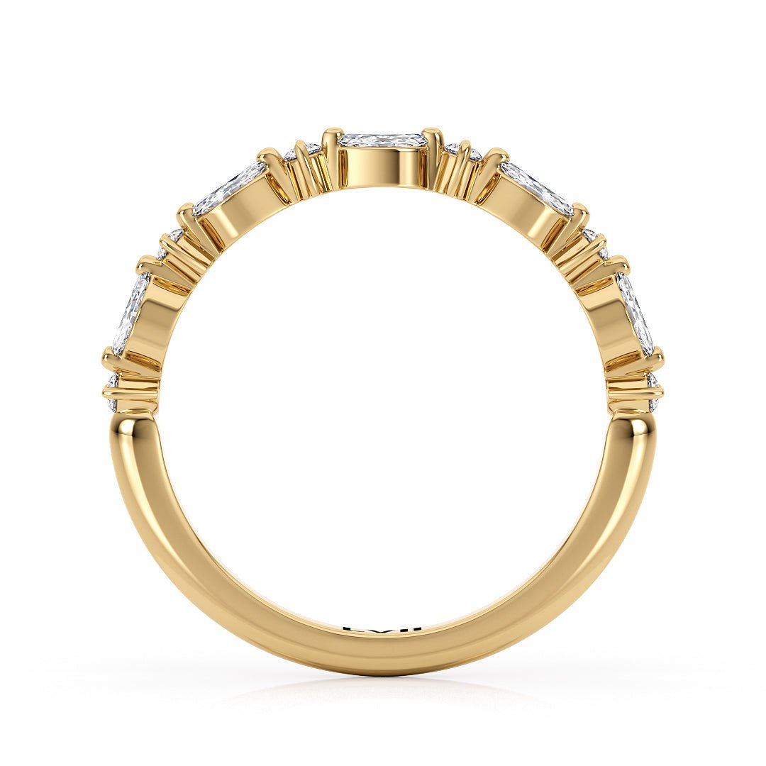 Diamond Wedding Bands Vintage Rings - The Alexandria Wedding BandWedding BandLVII Fine Jewelry