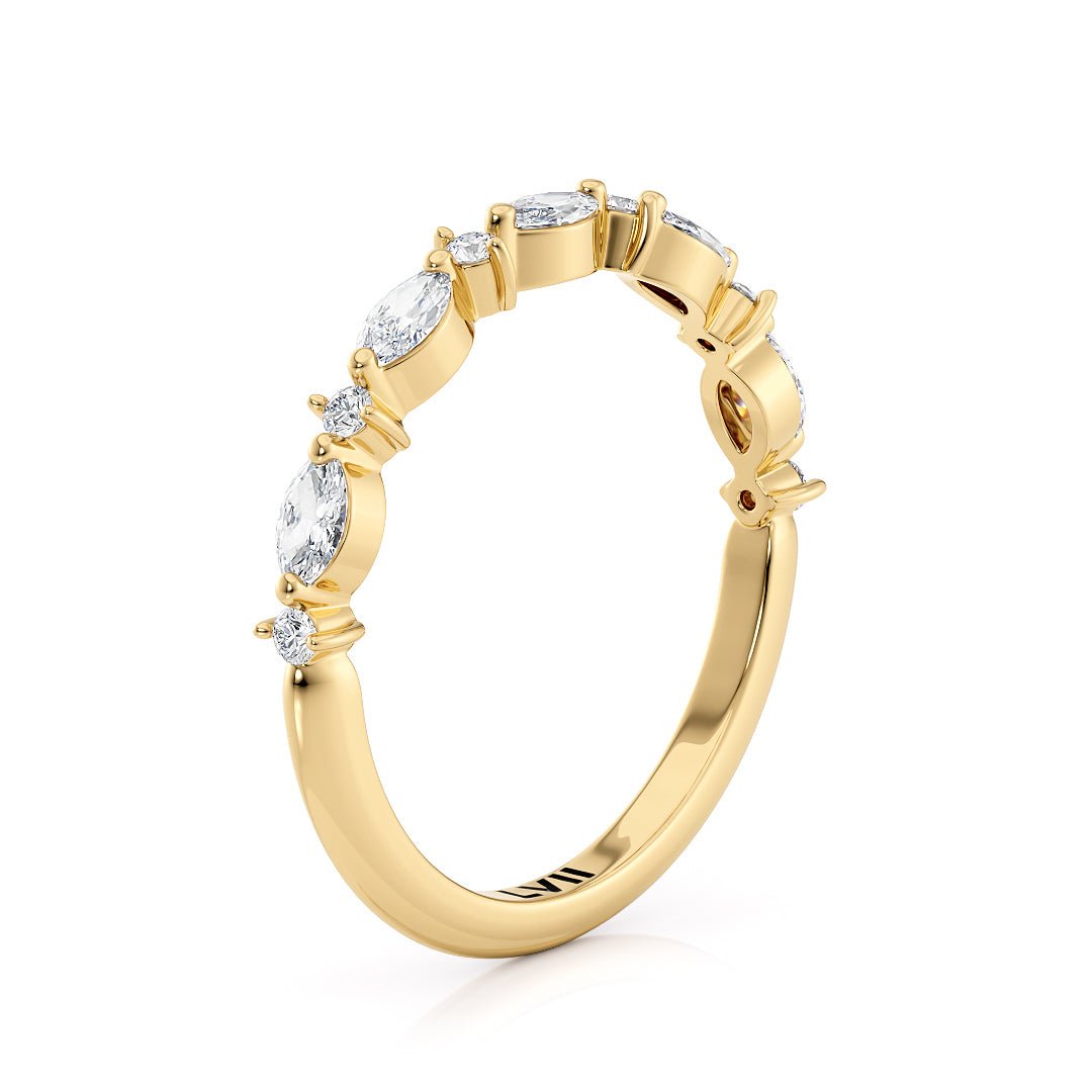 Diamond Wedding Bands Vintage Rings - The Alexandria Wedding BandWedding BandLVII Fine Jewelry