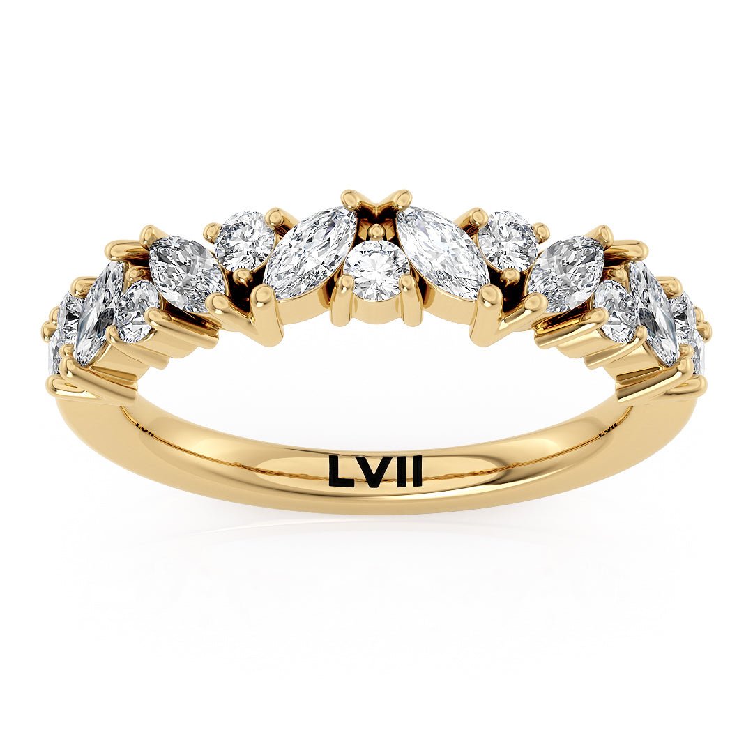 Diamond Wedding Bands Vintage Style Eternity Band - The Milan Wedding BandWedding BandLVII Fine Jewelry