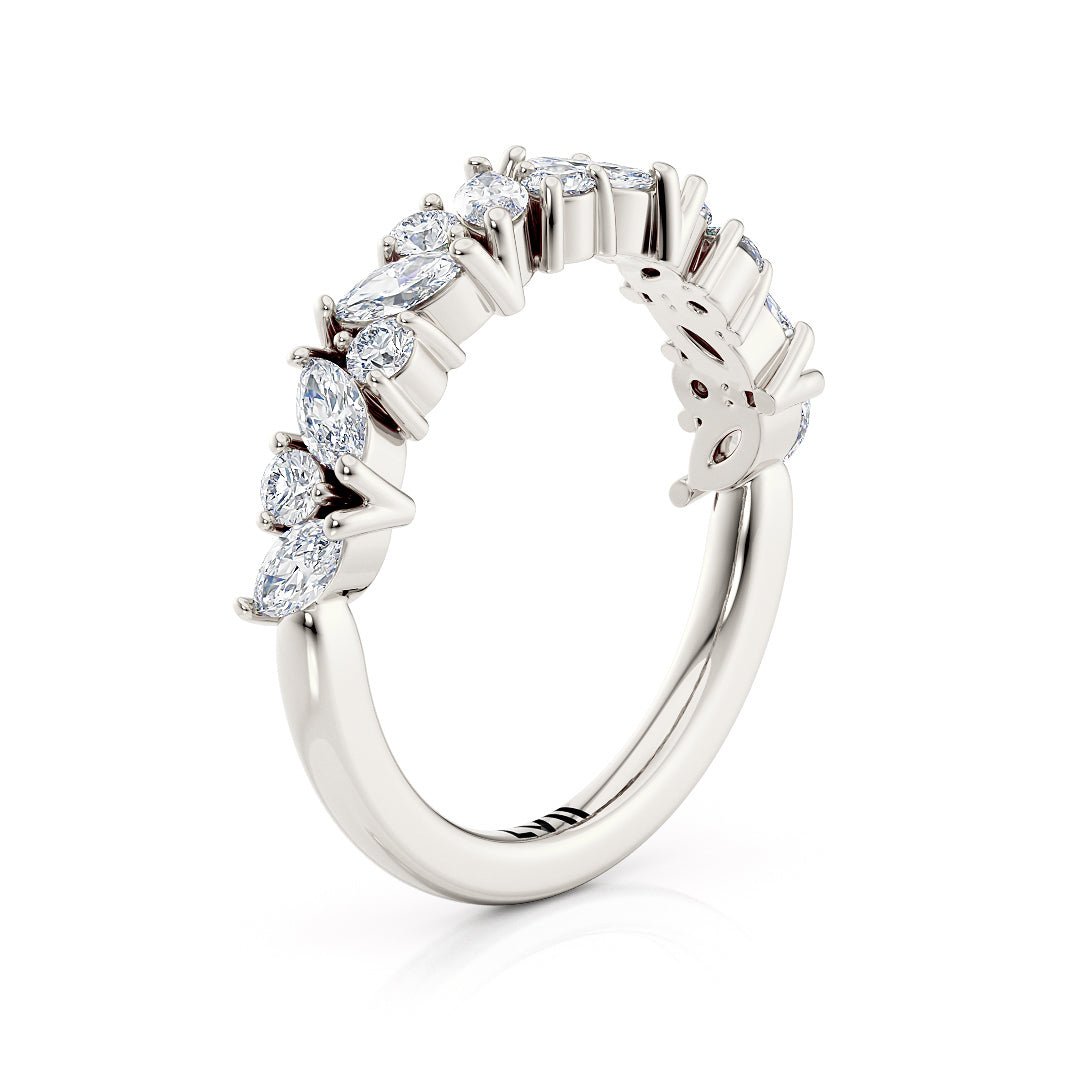 Diamond Wedding Bands Vintage Style Eternity Band - The Milan Wedding BandWedding BandLVII Fine Jewelry
