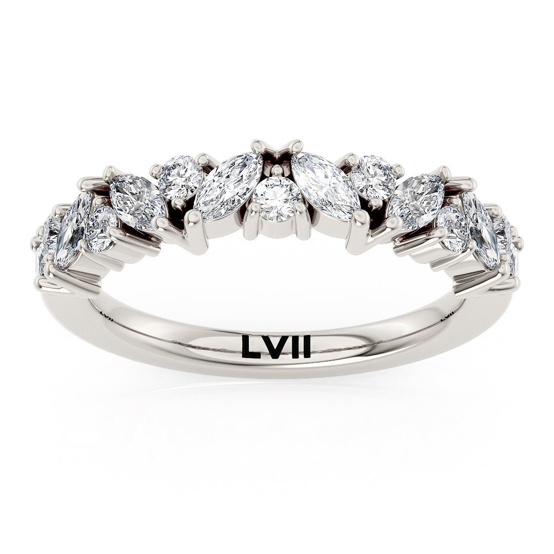 Diamond Wedding Bands Vintage Style Eternity Band - The Milan Wedding BandWedding BandLVII Fine Jewelry