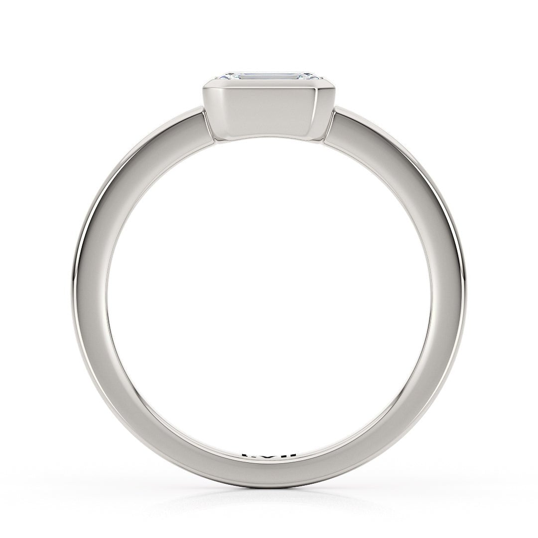 Emerald Cut Diamond Engagement Ring - The Elowen RingEngagement RingLVII Fine Jewelry