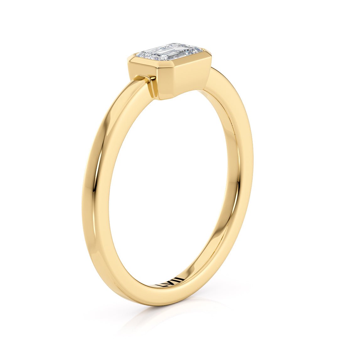 Emerald Cut Diamond Engagement Ring - The Elowen RingEngagement RingLVII Fine Jewelry