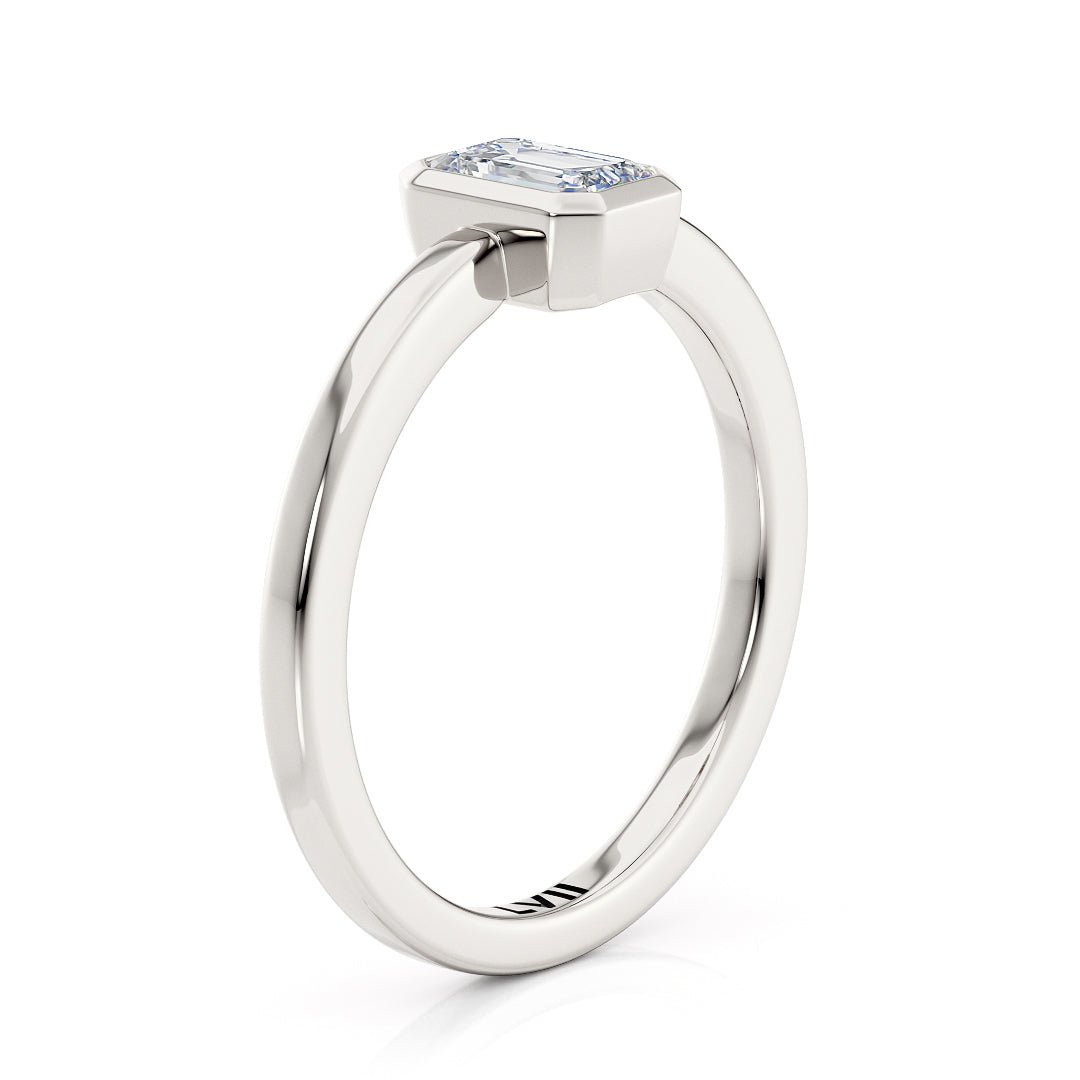 Emerald Cut Solitaire Engagement Ring - The Rosamund RingEngagement RingLVII Fine Jewelry