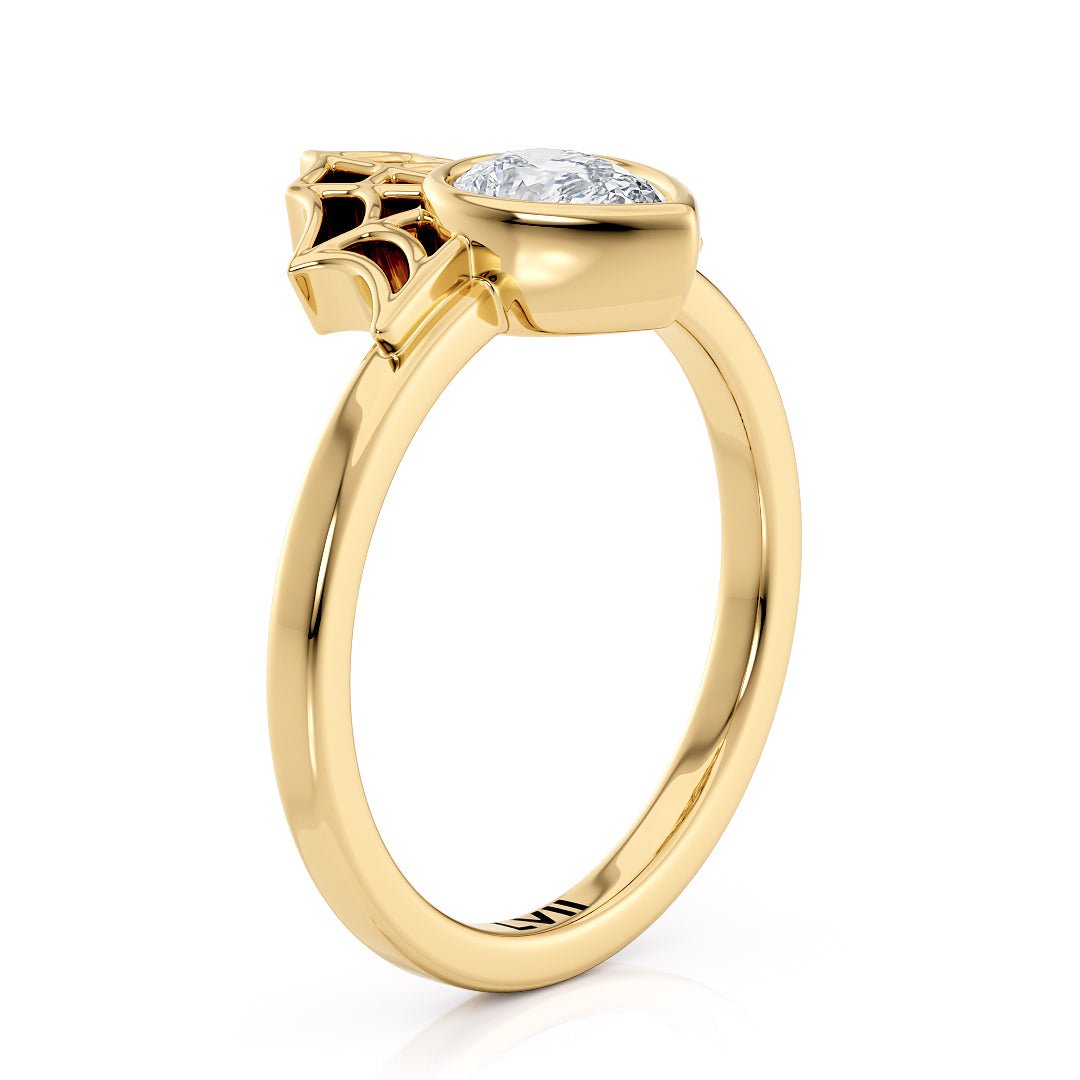 Intricate Spider Web Design | Vintage - Inspired Ethical Engagement Rings - The Anansi RingEngagement RingLVII Fine Jewelry