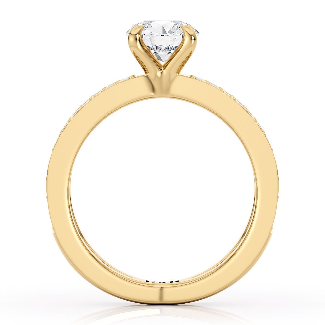 Lab Diamond Engagement Rings | Ethically Handcrafted, Vintage Glamour - The Adeline RingEngagement RingLVII Fine Jewelry