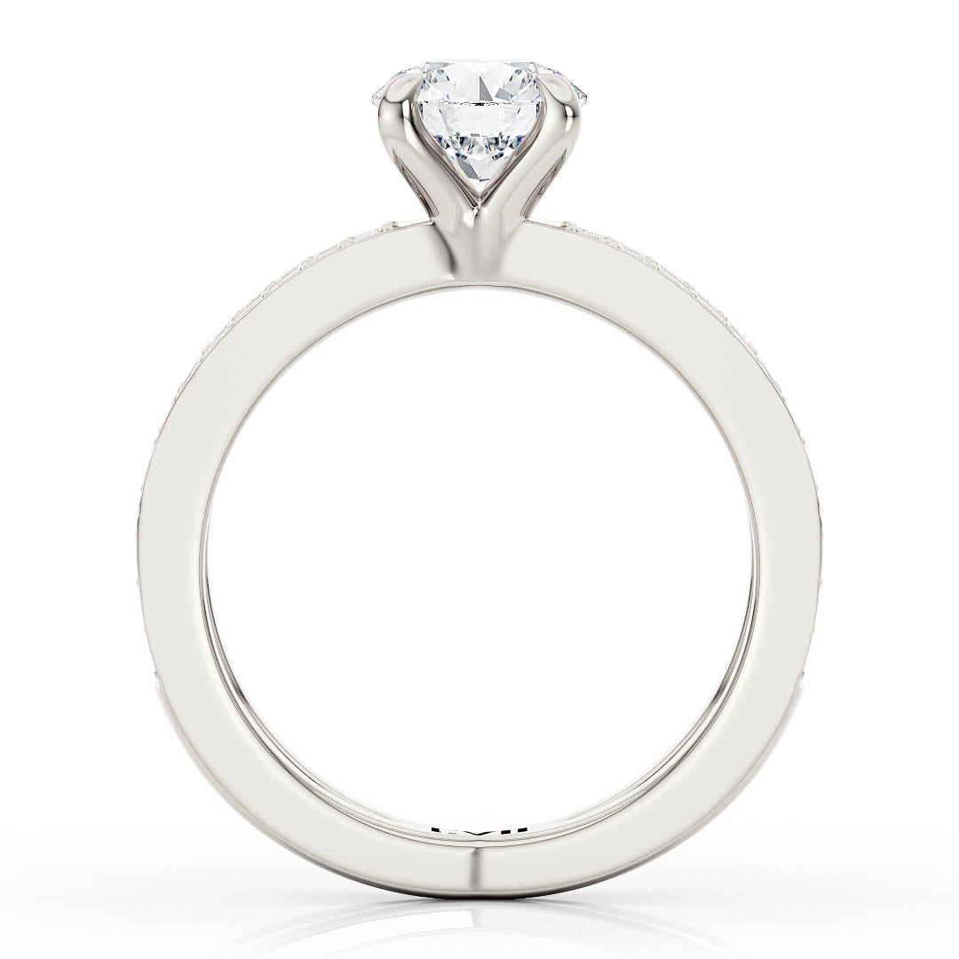 Lab Diamond Engagement Rings | Ethically Handcrafted, Vintage Glamour - The Adeline RingEngagement RingLVII Fine Jewelry