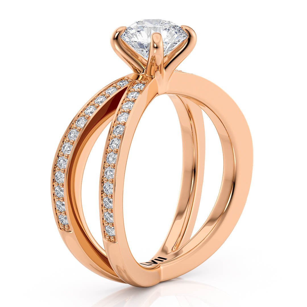 Lab Diamond Engagement Rings | Ethically Handcrafted, Vintage Glamour - The Adeline RingEngagement RingLVII Fine Jewelry
