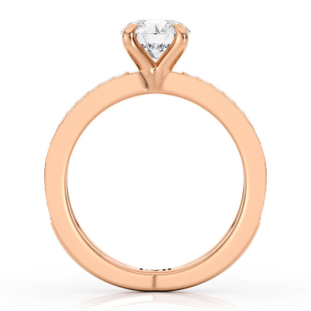 Lab Diamond Engagement Rings | Ethically Handcrafted, Vintage Glamour - The Adeline RingEngagement RingLVII Fine Jewelry