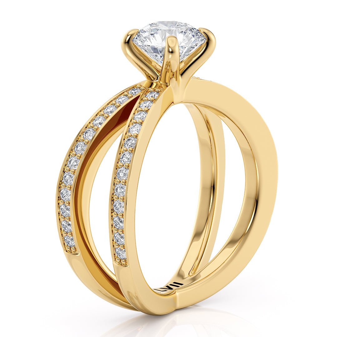 Lab Diamond Engagement Rings | Ethically Handcrafted, Vintage Glamour - The Adeline RingEngagement RingLVII Fine Jewelry