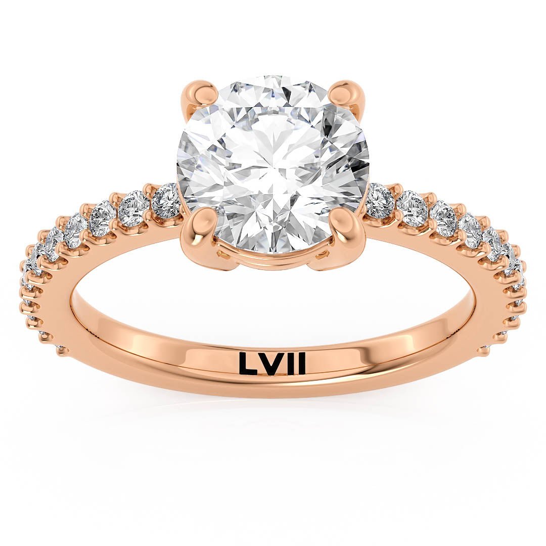 Lab Diamond Ring | Ethically Designed, Radiant Vintage Reverence - The Isla RingLVII Fine Jewelry
