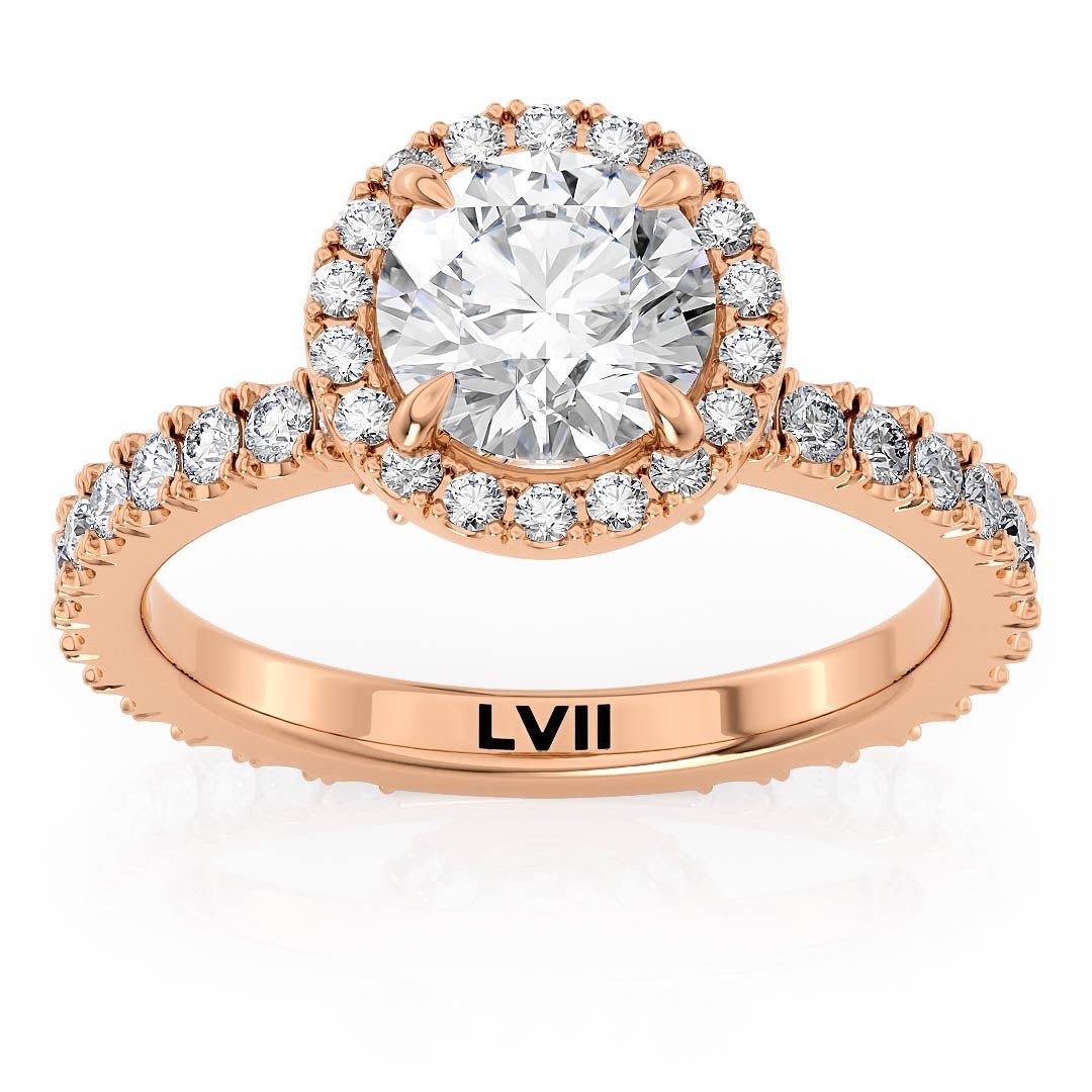 Lab Grown Diamond Rings - The Helena RingEngagement RingLVII Fine Jewelry
