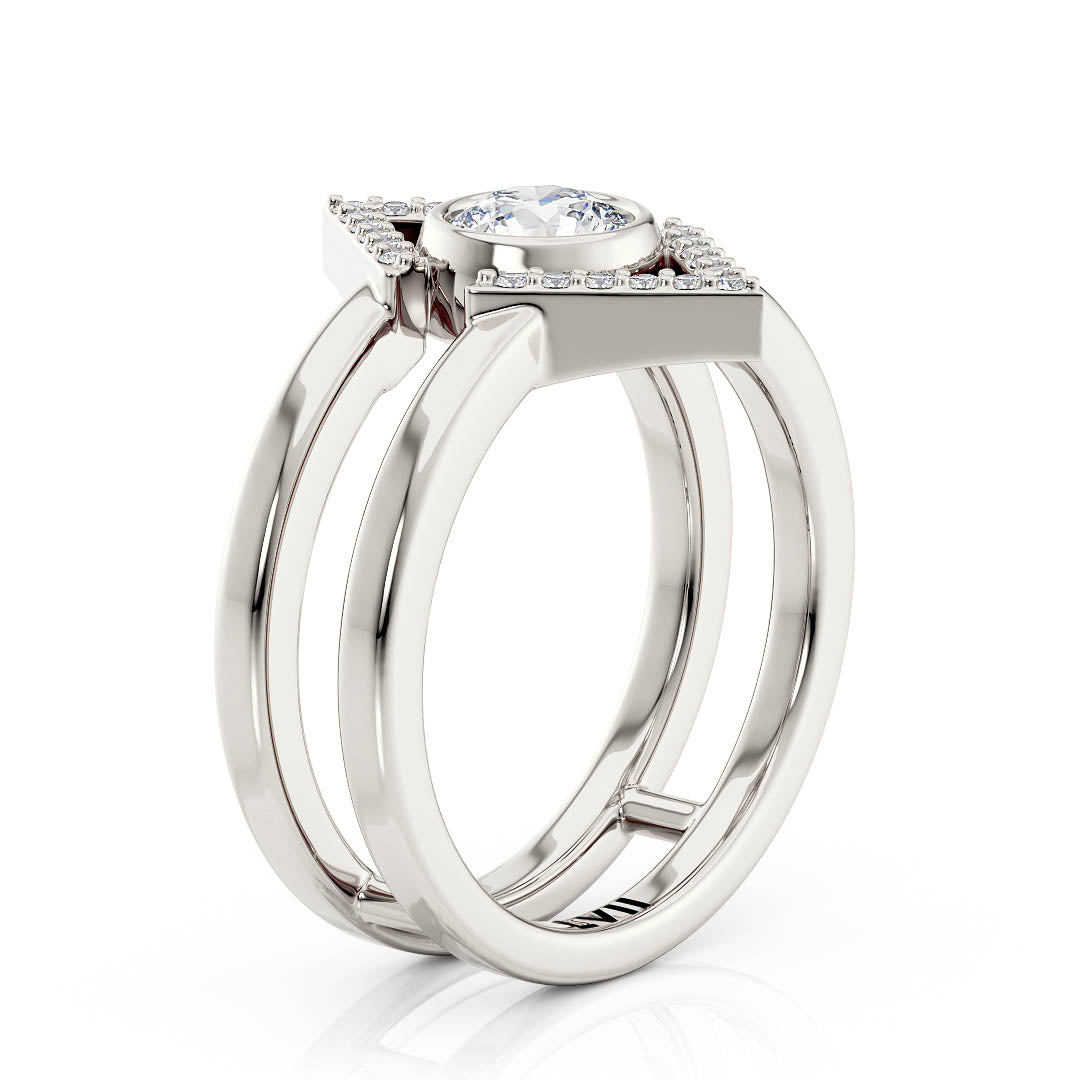 Lab Grown Diamond Rings | Unique Engagement Rings - The Penelope RingEngagement RingLVII Fine Jewelry