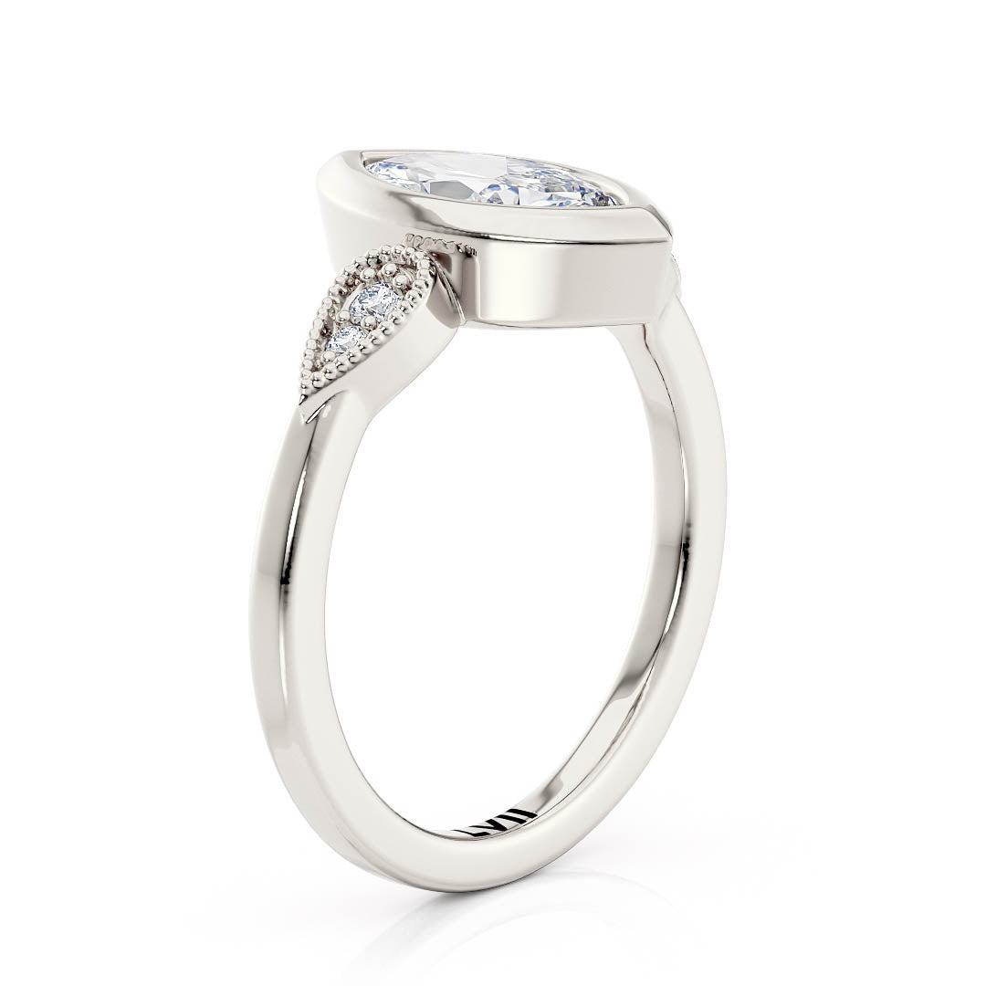 Marquise Cut DiamondEngagement Ring - The Beatrice RingLVII Fine Jewelry