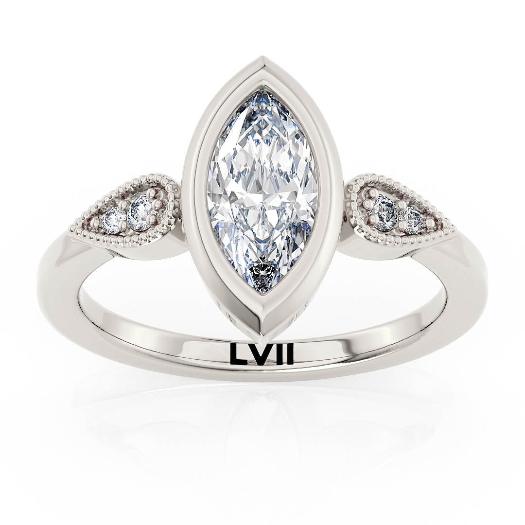 Marquise Cut DiamondEngagement Ring - The Beatrice RingLVII Fine Jewelry