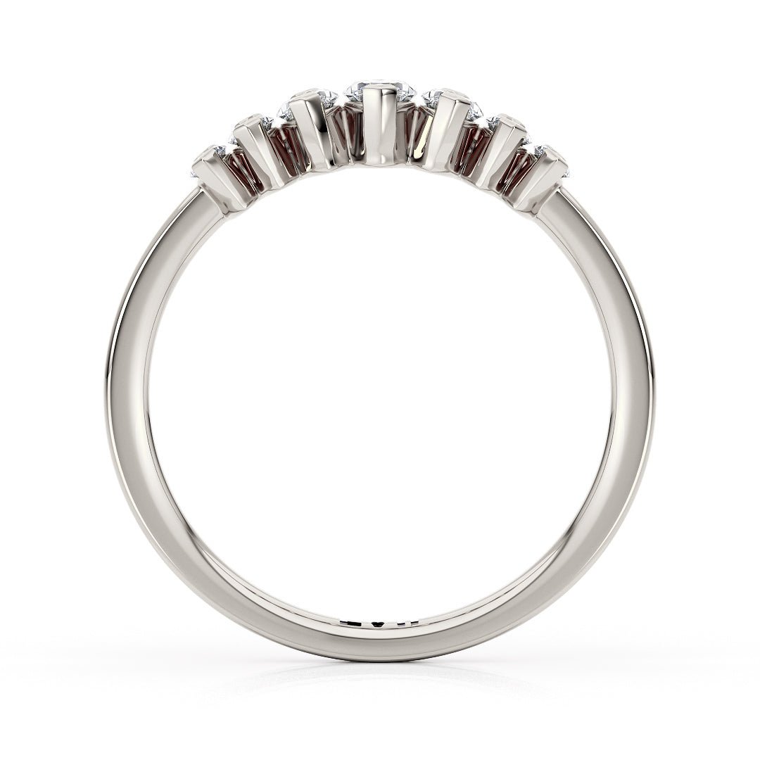 Marquise Diamond Ring Vintage - Style Wedding Bands for Her - The Berlin Wedding BandWedding BandLVII Fine Jewelry