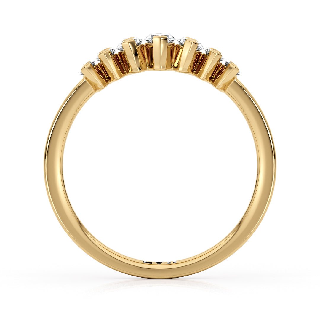 Marquise Diamond Ring Vintage - Style Wedding Bands for Her - The Berlin Wedding BandWedding BandLVII Fine Jewelry