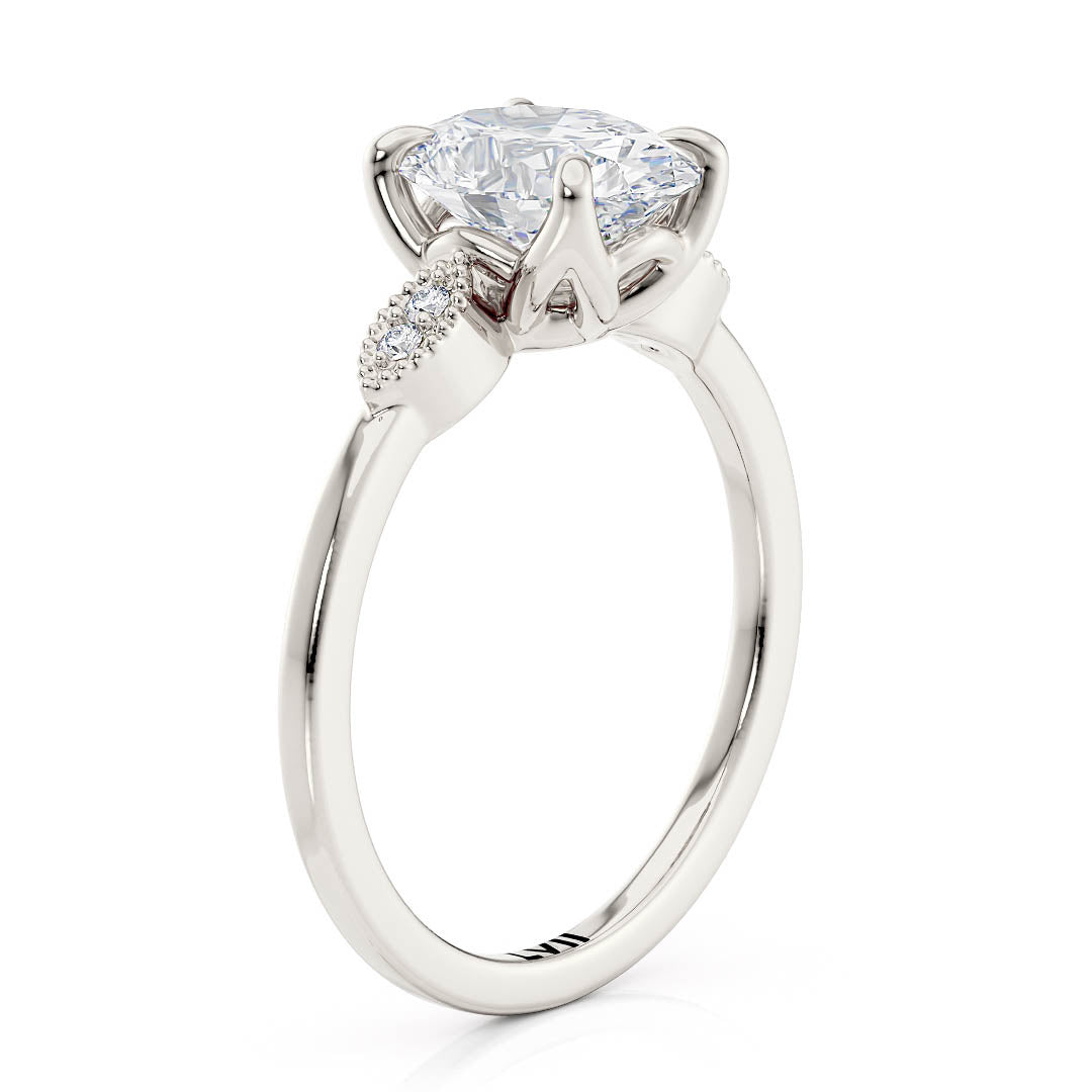 Oval Cut Diamond Engagement Ring - The Harmony RingLVII Fine Jewelry