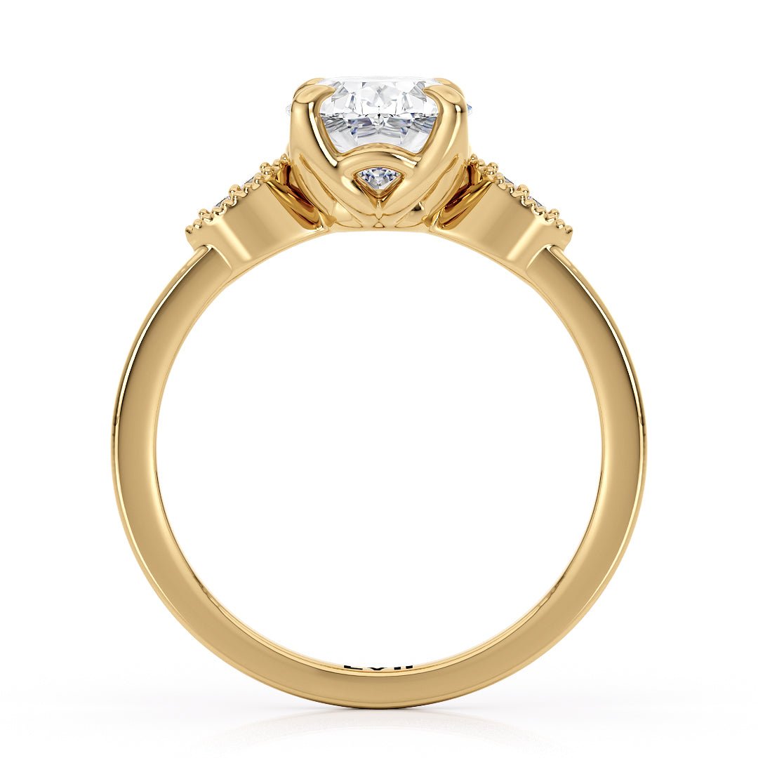 Oval Cut Diamond Engagement Ring - The Harmony RingLVII Fine Jewelry