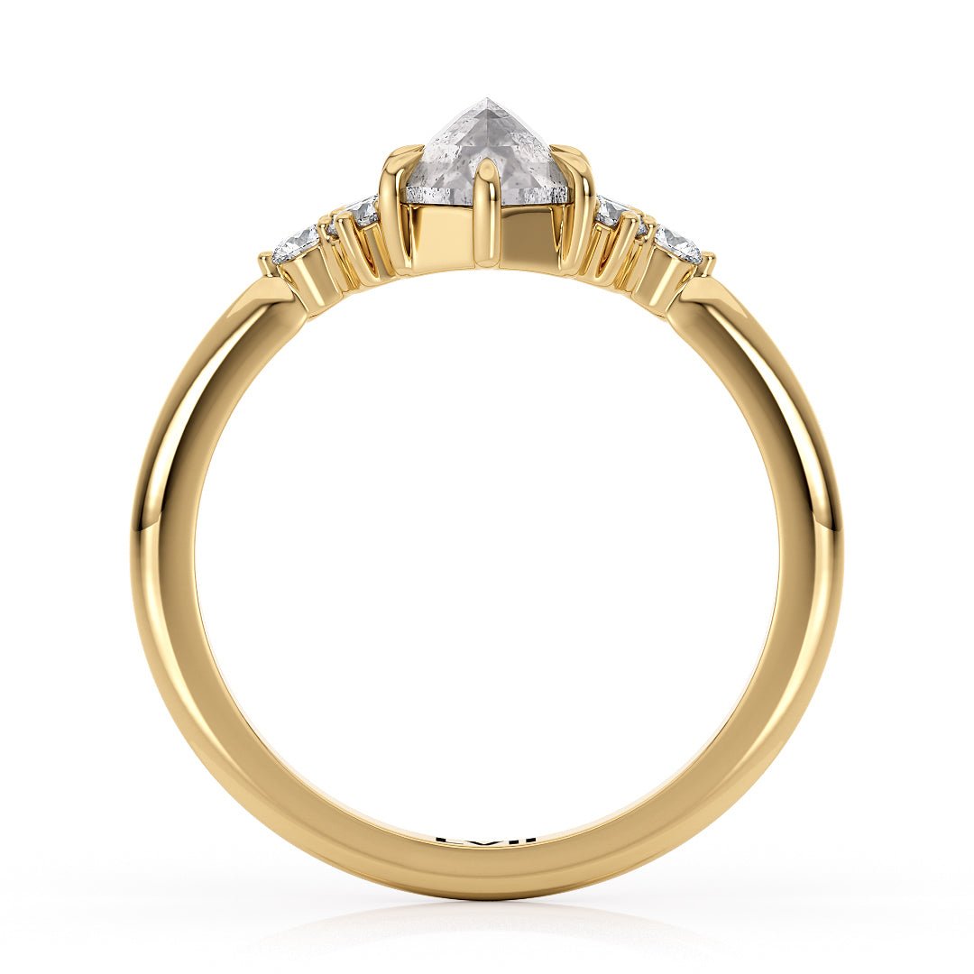 Salt and Pepper Diamond Ring | Ethically Sourced, Timeless Beauty - The Sage RingLVII Fine Jewelry