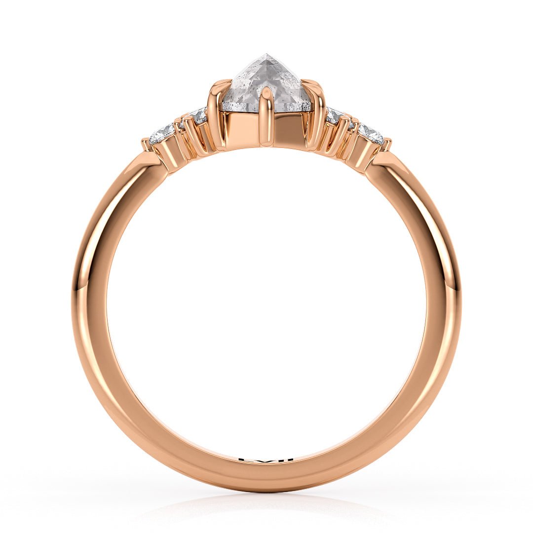 Salt and Pepper Diamond Ring | Ethically Sourced, Timeless Beauty - The Sage RingLVII Fine Jewelry