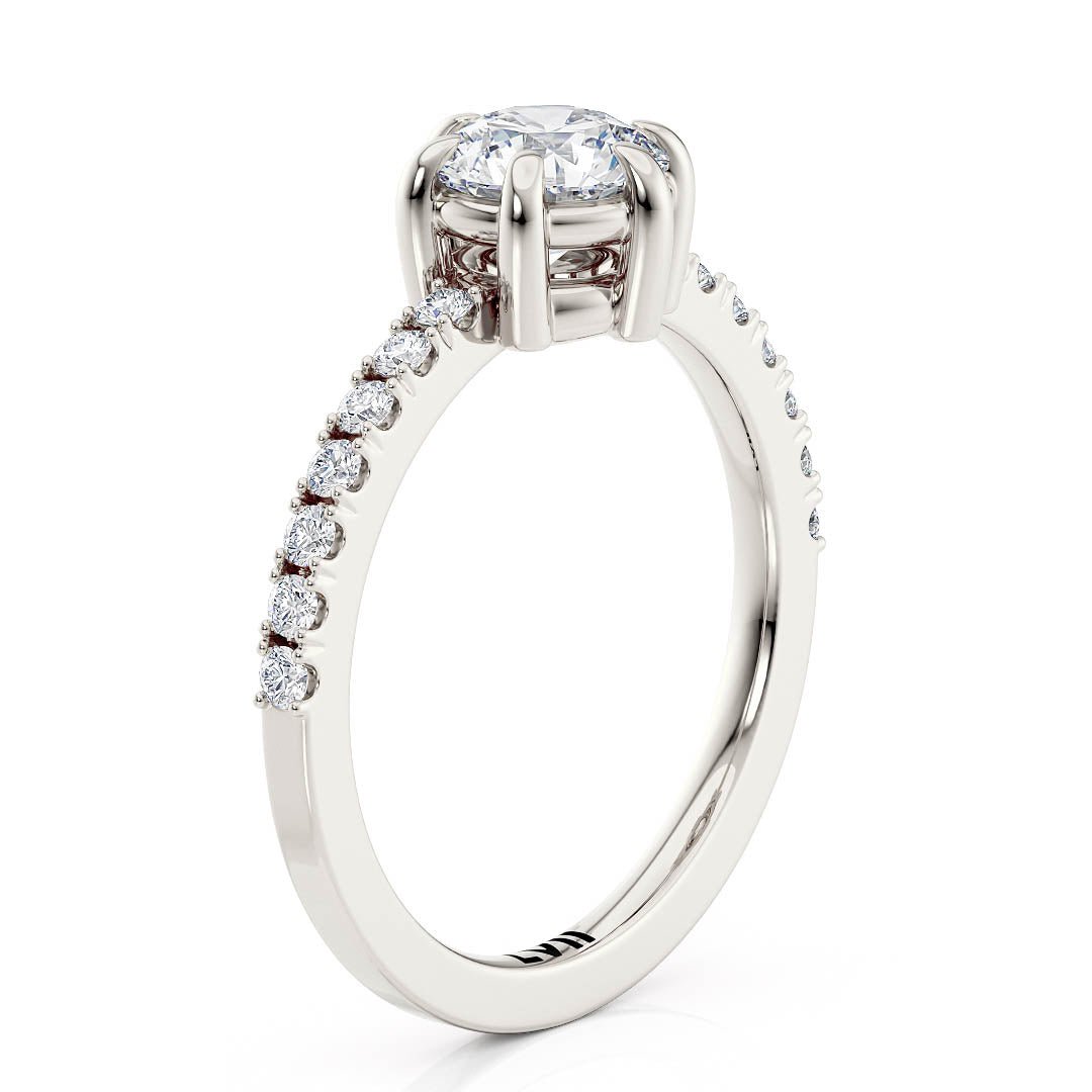 Six Prong Lab Grown Diamond Engagement Ring - The Juliette RingLVII Fine Jewelry