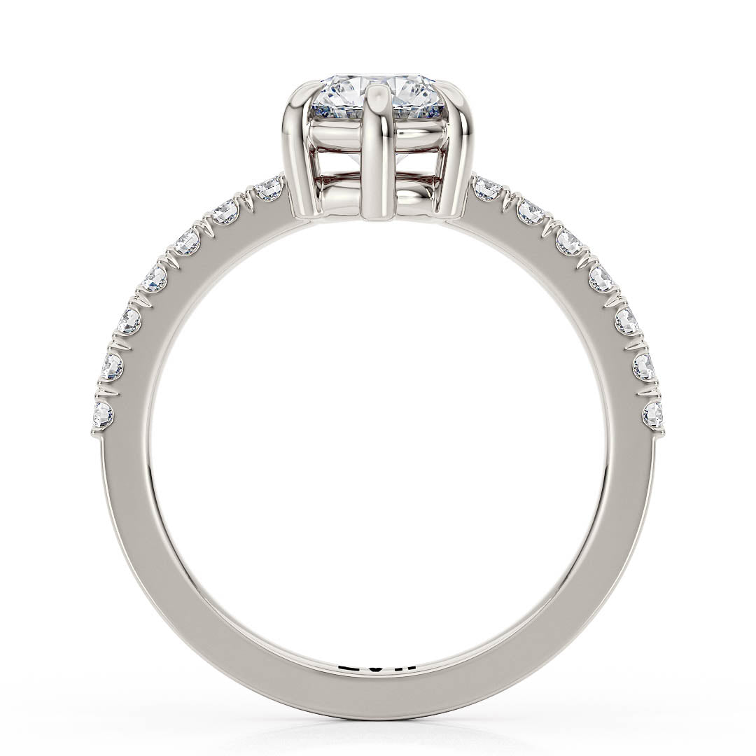 Six Prong Lab Grown Diamond Engagement Ring - The Juliette RingLVII Fine Jewelry