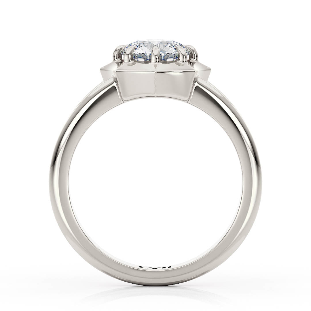 Spiderweb Diamond Engagement Ring - The Charlotte RingLVII Fine Jewelry