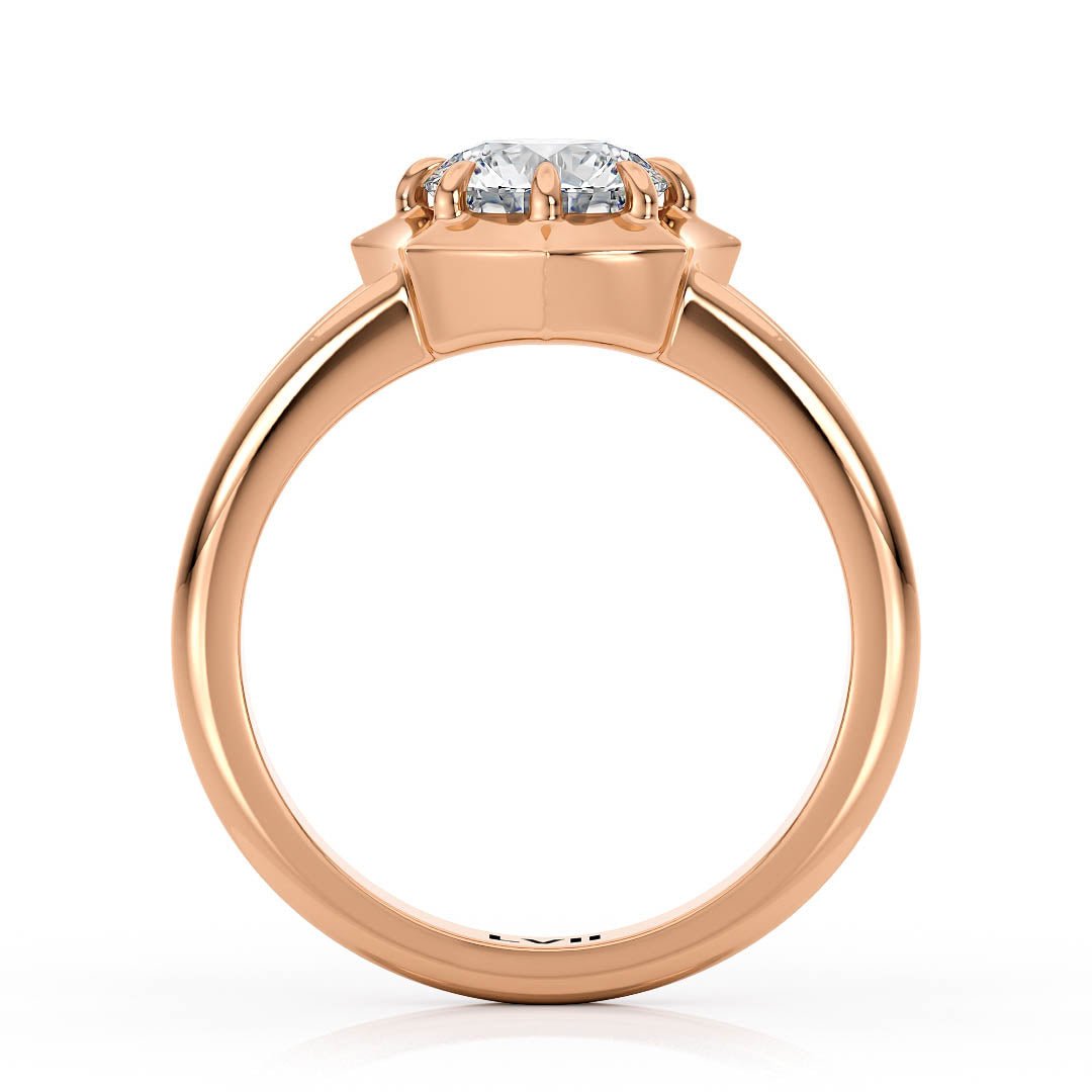 Spiderweb Diamond Engagement Ring - The Charlotte RingLVII Fine Jewelry