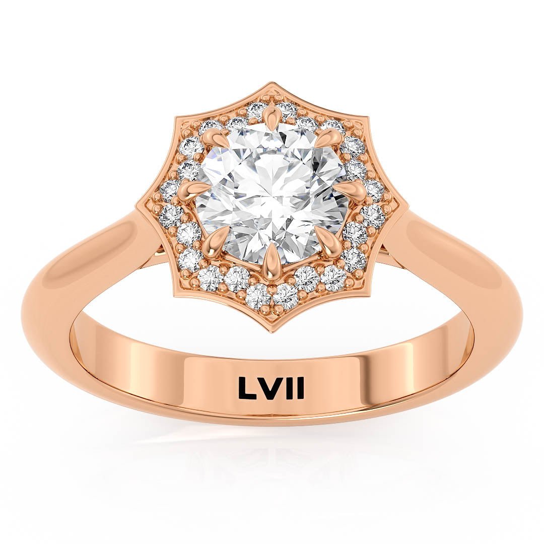 Unique Engagement Ring Spiderweb Style - The Weaver RingEngagement RingLVII Fine Jewelry