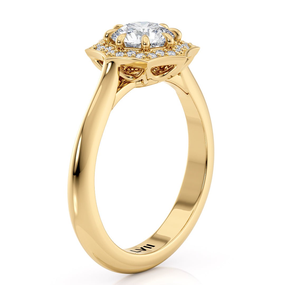 Unique Engagement Ring Spiderweb Style - The Weaver RingEngagement RingLVII Fine Jewelry