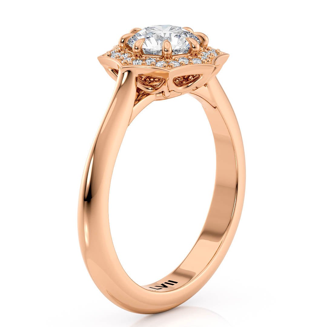 Unique Engagement Ring Spiderweb Style - The Weaver RingEngagement RingLVII Fine Jewelry