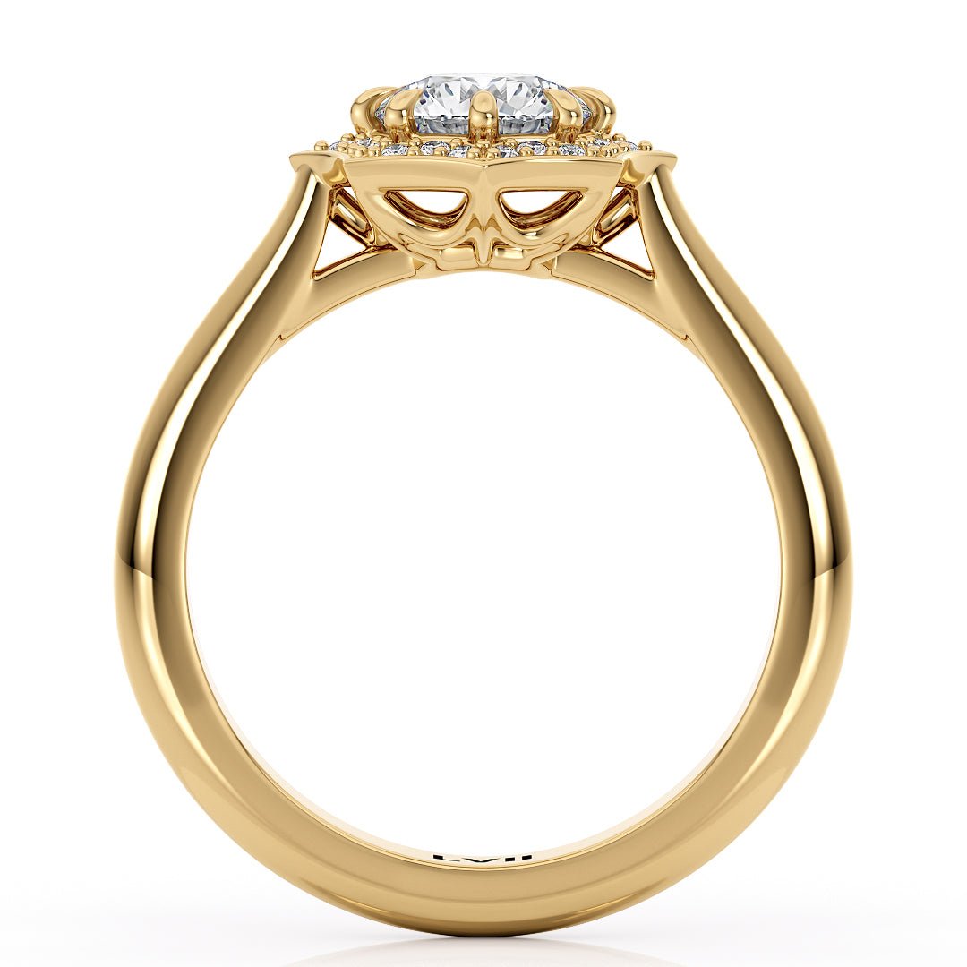 Unique Engagement Ring Spiderweb Style - The Weaver RingEngagement RingLVII Fine Jewelry