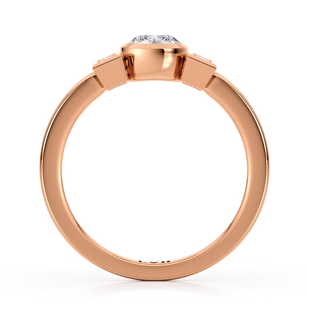 Unique Engagement Rings Lab Grown Diamonds - The Evangeline RingEngagement RingLVII Fine Jewelry
