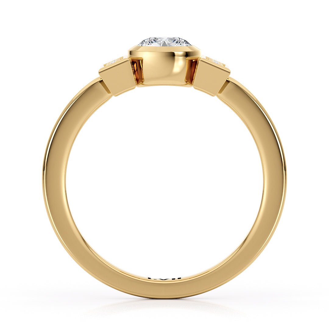 Unique Engagement Rings Lab Grown Diamonds - The Evangeline RingEngagement RingLVII Fine Jewelry