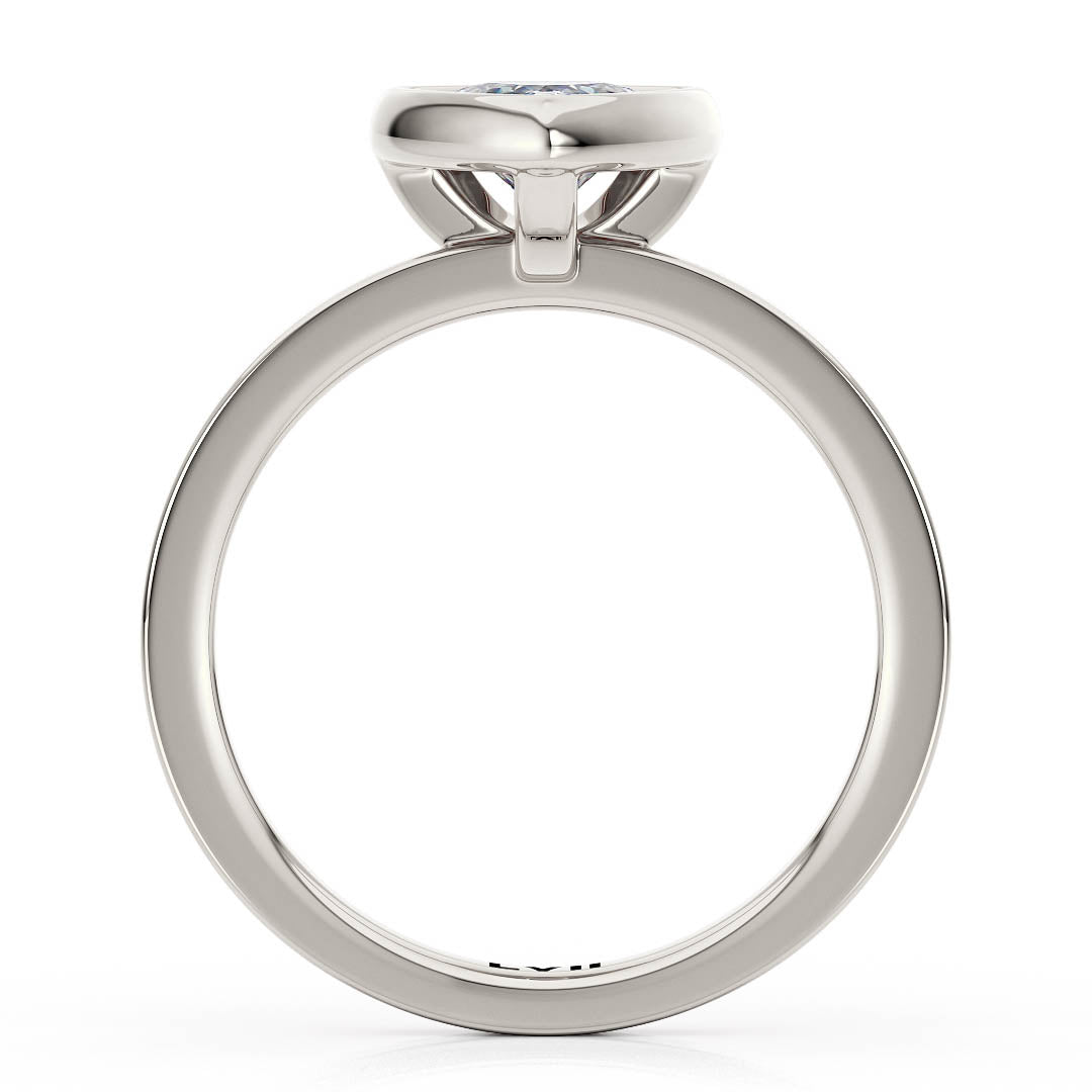 Unique Engagement Rings Trillion Lab Grown Diamond Ring | Vintage - Inspired Beauty - The Elara RingEngagement RingLVII Fine Jewelry