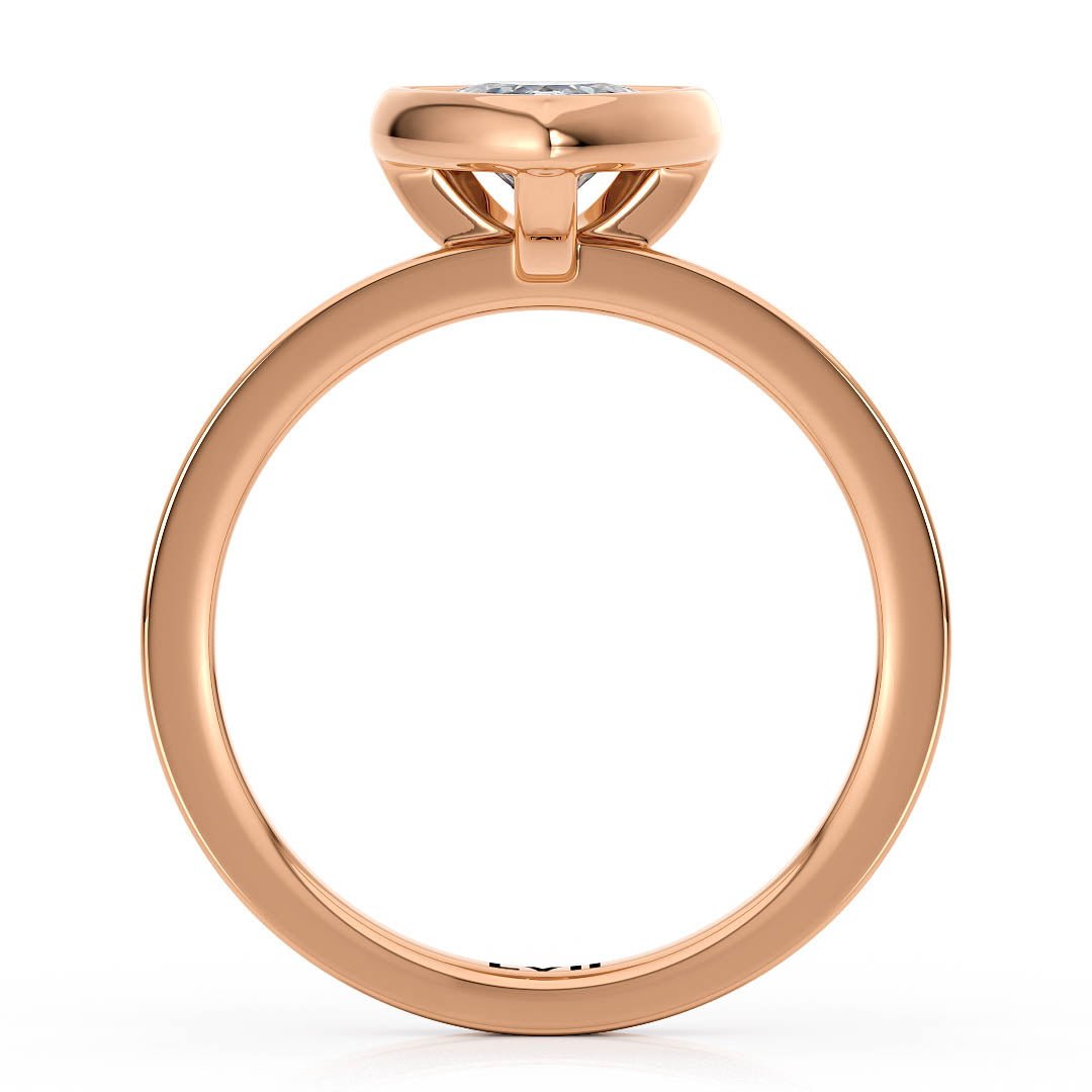 Unique Engagement Rings Trillion Lab Grown Diamond Ring | Vintage - Inspired Beauty - The Elara RingEngagement RingLVII Fine Jewelry
