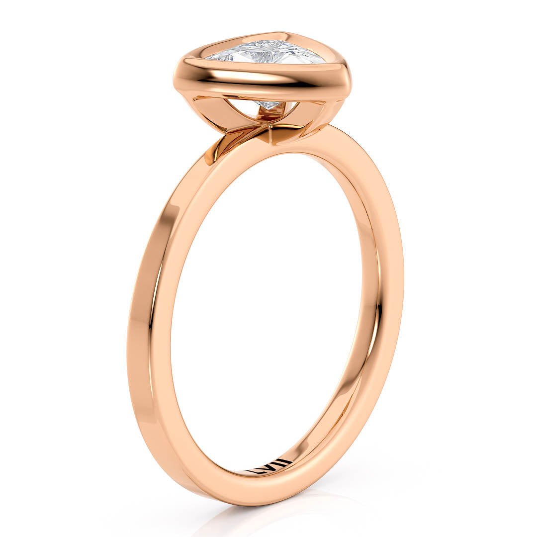 Unique Engagement Rings Trillion Lab Grown Diamond Ring | Vintage - Inspired Beauty - The Elara RingEngagement RingLVII Fine Jewelry