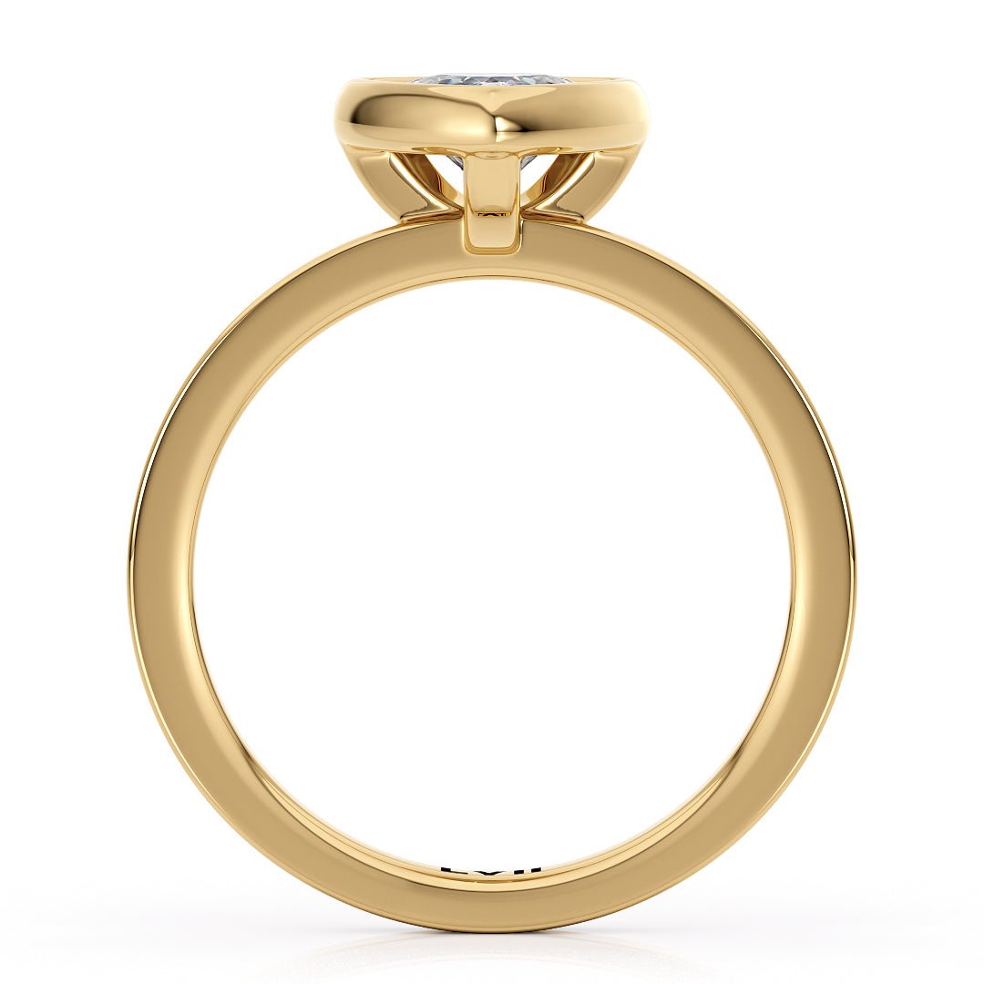 Unique Engagement Rings Trillion Lab Grown Diamond Ring | Vintage - Inspired Beauty - The Elara RingEngagement RingLVII Fine Jewelry
