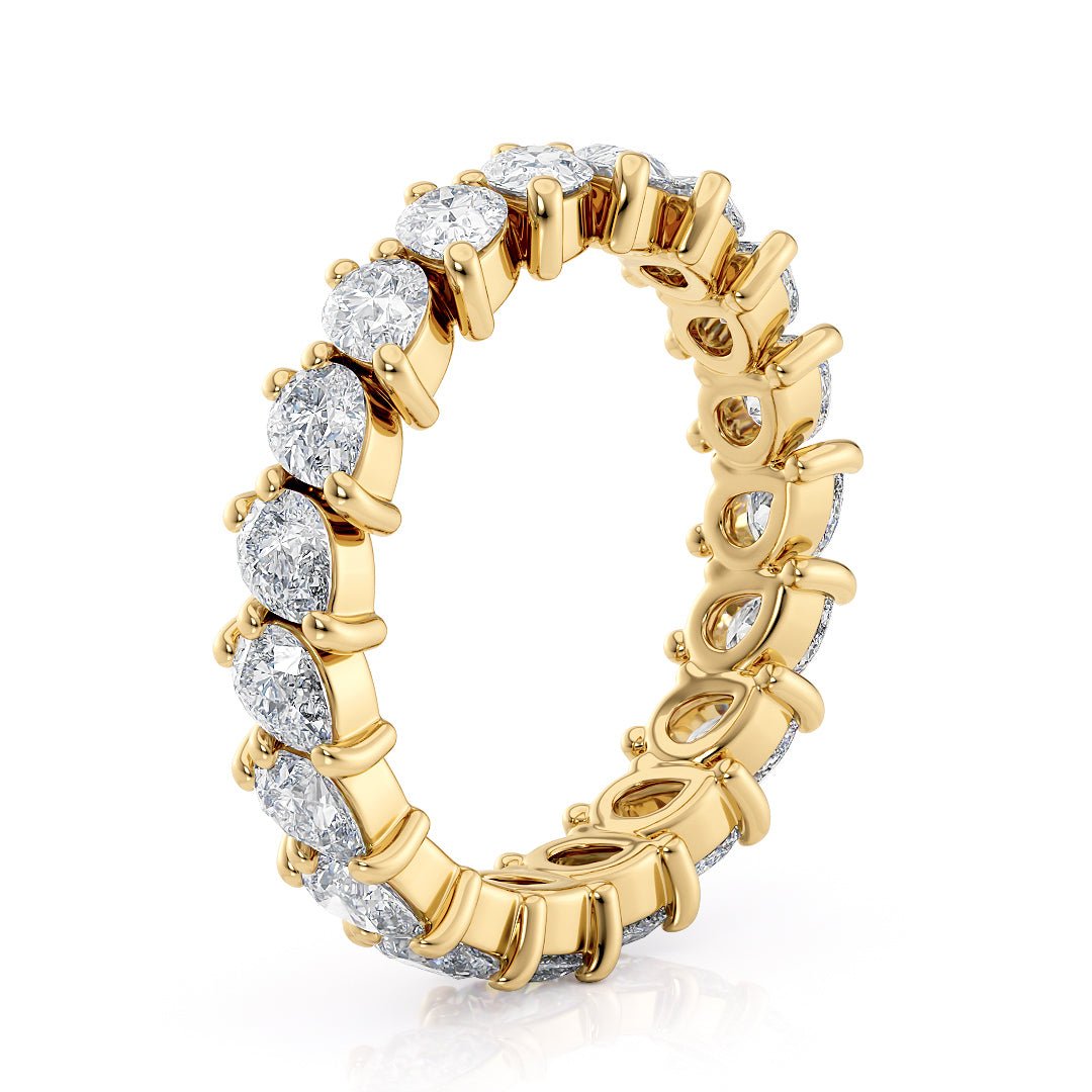 Vintage - Inspired Women's Eternity Band with Lab - Grown Diamonds - The Kyoto Wedding BandWedding BandLVII Fine Jewelry