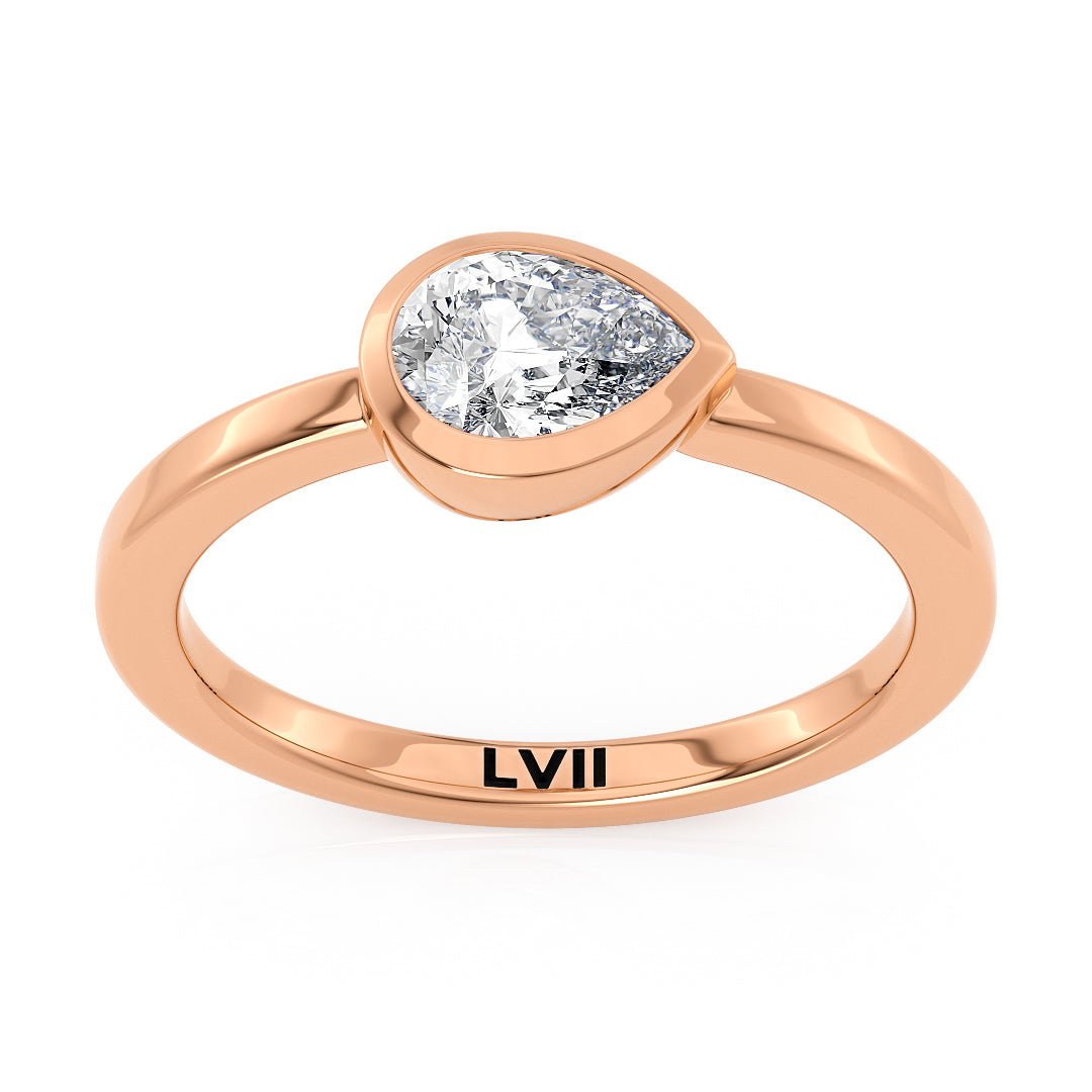 Vintage Lab Grown Diamond Engagement Ring - The Clementine RingEngagement RingLVII Fine Jewelry